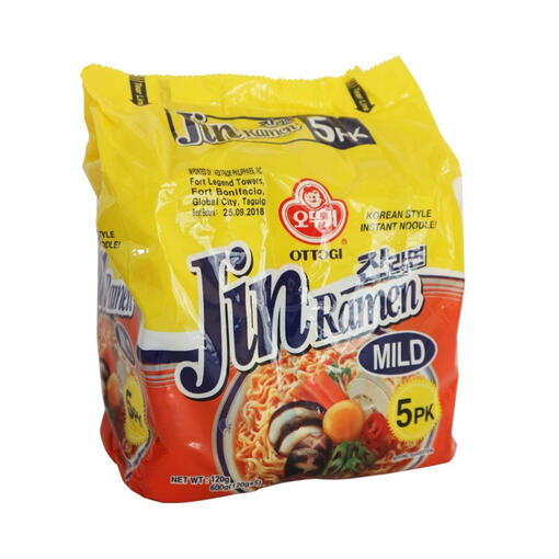 Ottogi Jin Ramen Mild 120g x 5