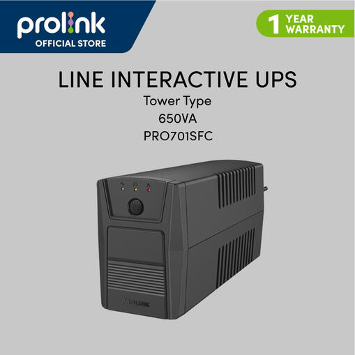 Prolink UPS 650VA 390 Watts UPS Power Supply